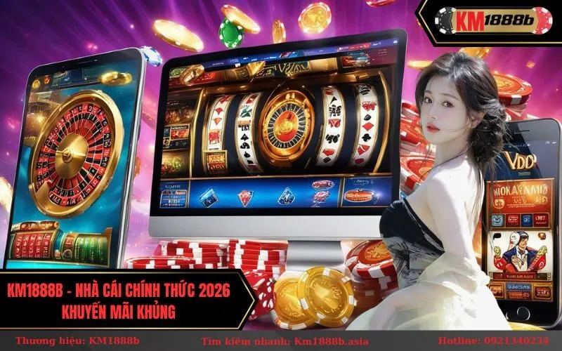 KM1888B - NHÀ CÁI CHÍNH THỨC 2026 KHUYẾN MÃI KHỦNG